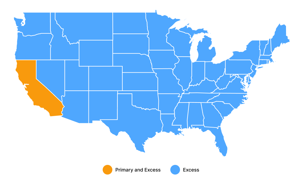 US coverage map